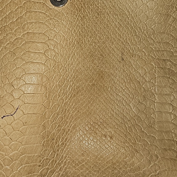 Designer Flap 2 Color Leather Bag Messanger Crossbody - Picture 5 of 11